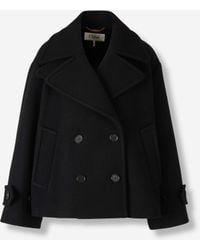 Chloé - Cappotto Doppiopetto Corto - Lyst