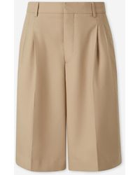 Ami Paris - Bermuda Shorts, Wool Clips - Lyst