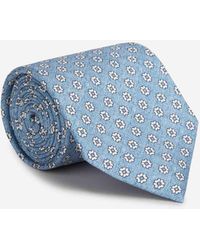 Santa Eulalia - Floral Print Silk Tie - Lyst