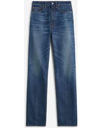 TOTEME - Straight Leg Cotton Jeans - Lyst