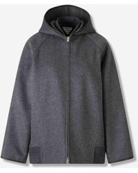 Bottega Veneta - Kurzmantel Mit Kapuze - Lyst