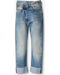R13 - Wide Crossover Jeans - Lyst