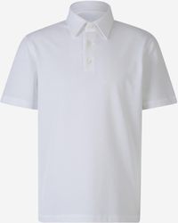 Brioni - Polo En Piqué De Coton - Lyst