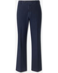 Berwich - Cotton Straight Leg Trousers - Lyst