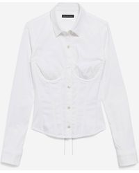 Balenciaga - Corset Shirt - Lyst