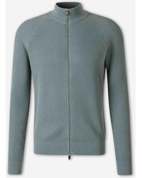 Santa Eulalia - Zip-Up Knit Cardigan - Lyst