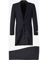 Canali - Plain Wool Suit - Lyst