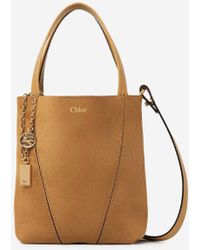 Chloé - Spin Mini Tote Tasche - Lyst