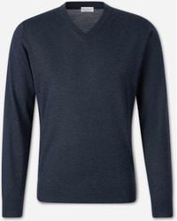 Santa Eulalia - Thin V-Neck Sweater - Lyst