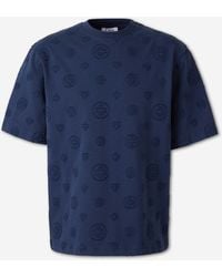 CASABLANCA - Round Neck T-Shirt - Lyst