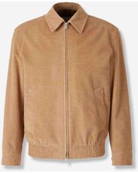 Lardini - Corduroy Zip Jacket - Lyst