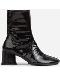Souliers Martinez - Flavia Patent Leather Boots - Lyst