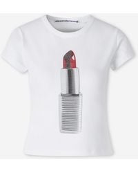 Alexander Wang - Lipstick Baby T-Shirt - Lyst
