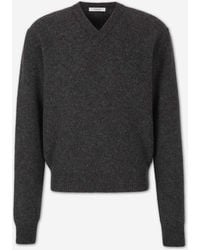 Lemaire - V-Neck Sweater - Lyst