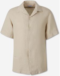 Santa Eulalia - Camisa Manga Corta Lino - Lyst