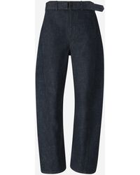 Lemaire - Loose Fit Twisted Jeans - Lyst