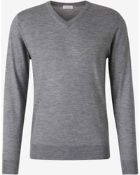 Santa Eulalia - Jersey Pico Cashmere - Lyst