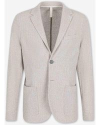 Harris Wharf London - Americana Recta Algodón - Lyst