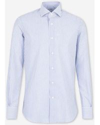 Santa Eulalia - Striped Dress Shirt - Lyst
