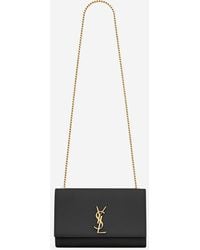 Saint Laurent - Borsa A Spalla Kate Media - Lyst