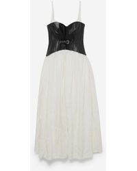Jonathan Simkhai - Maxi Dress With Corset - Lyst