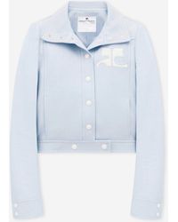 Courreges - Vinyl Biker Jacket - Lyst