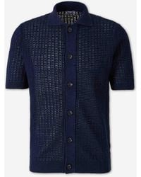 Santa Eulalia - Linen Knit Shirt - Lyst