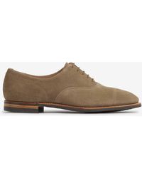 Crockett & Jones - Chaussures Richelieu En Daim - Lyst