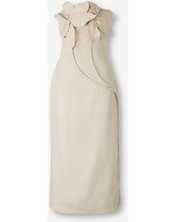 ANDRES OTALORA - Midi Dress Florecer - Lyst
