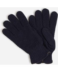 Santa Eulalia - Wool Knit Gloves - Lyst