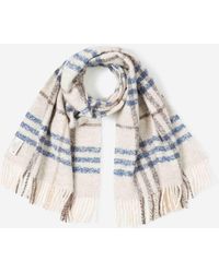Santa Eulalia - Wool Check Scarf - Lyst