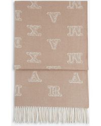 Max Mara - Sciarpa Di Cashmere Lettere - Lyst