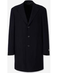 Canali - Long Wool Coat - Lyst