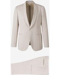 Boglioli - Costume En Lin Uni - Lyst