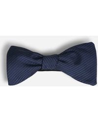 Petronius - Striped Silk Bow Tie - Lyst