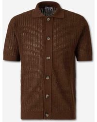 Santa Eulalia - Linen Knit Shirt - Lyst