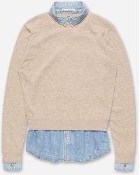 Acne Studios - Layered Wool Jersey - Lyst