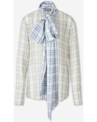 Acne Studios - Blouse With Bow - Lyst