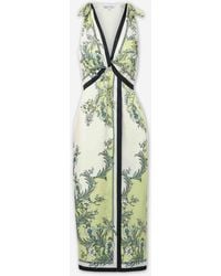 Veronica Beard - Kaliza Midi Dress - Lyst