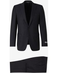 Canali - Wool Straight Suit - Lyst