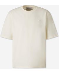 Ami Paris - Round Neck T-Shirt - Lyst