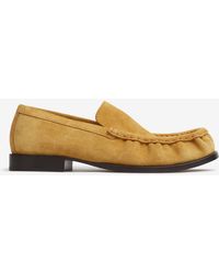 Dries Van Noten - Gathered Suede Loafers - Lyst