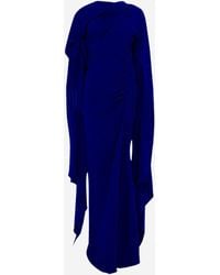 Marmar Halim - Robe Longue En Crêpe - Lyst