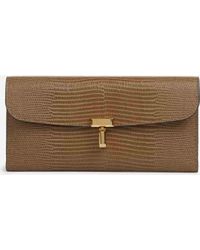 TOTEME - T-Lock Python Geldbörse - Lyst