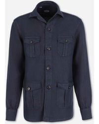 Vincenzo Di Ruggiero - Plain Linen Shirt - Lyst