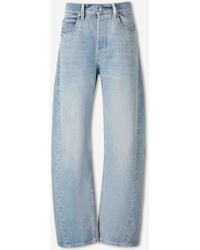 Alexander Wang - Wide Leg Cotton Jeans - Lyst