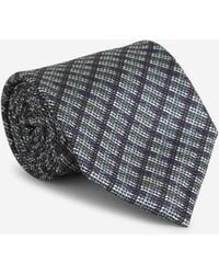 Brioni - Geometric Pattern Tie Dark - Lyst