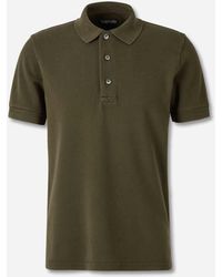 Tom Ford - Plain Cotton Polo Shirt - Lyst