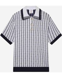 CASABLANCA - Baumwoll-Poloshirt Mit Monogramm - Lyst
