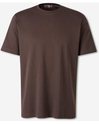 Herno - Plain Cotton T-Shirt - Lyst